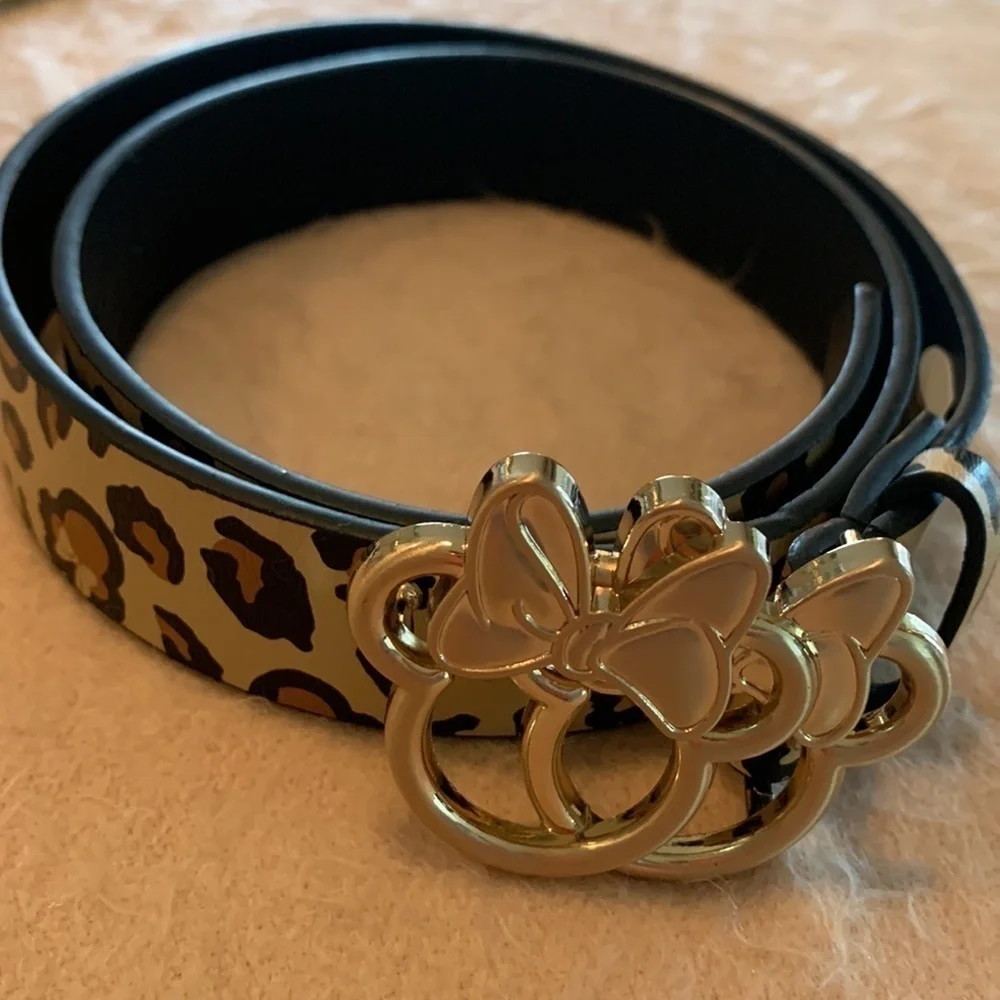 Disney girls belt animal print 41” long